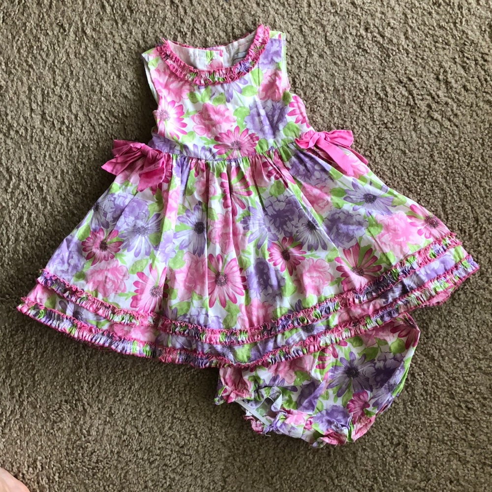 Lovely floral toddler dress